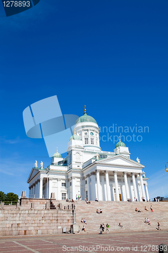 Image of Tuomiokirkko church in Helsinki, Finland