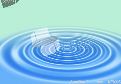 Image of rings of a water ripple
