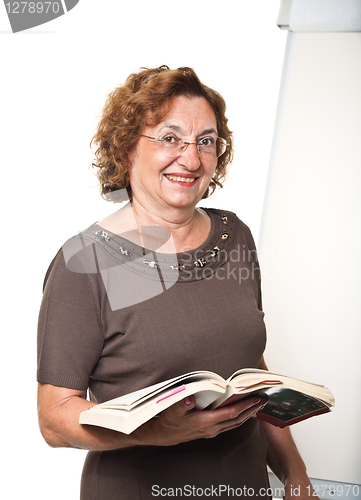 Image of smiling senior teacher