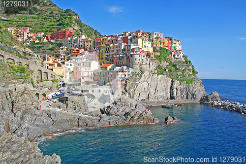 Image of Italy. Cinque Terre region. Manarola village 