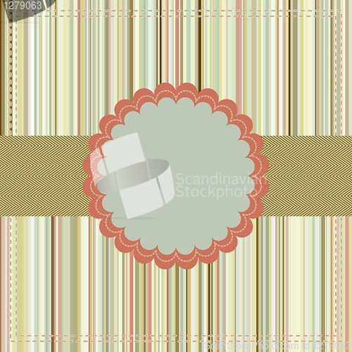 Image of Greeting card template. EPS 8