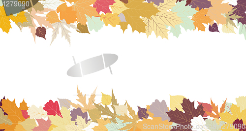 Image of Autumn design with copy space, EPS 8