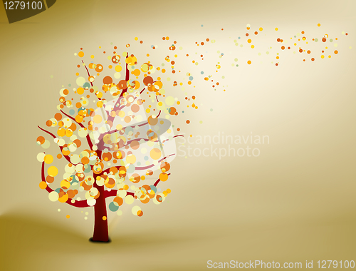 Image of Abstract natural autumn background. EPS 8