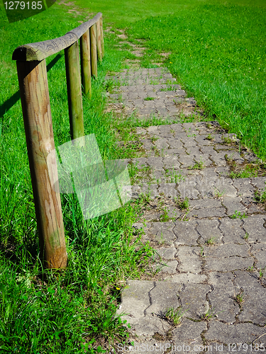 Image of Stairway in the meadow