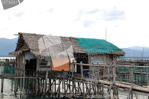 Image of Fishing hut Tajay city Philipines