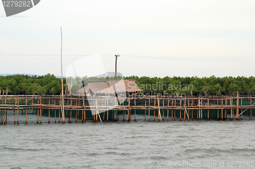 Image of Fishing hut Tajay city Philipines