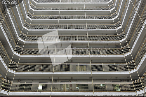 Image of public apartment block in Hong Kong