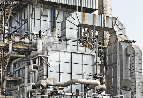 Image of Industrial building, Steel pipelines