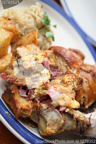 Image of Eisbein, roasted pork knuckle