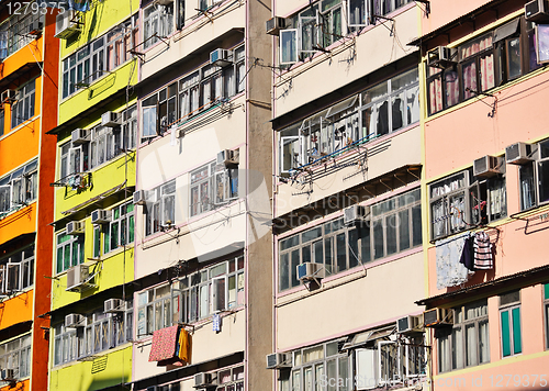 Image of old apartments