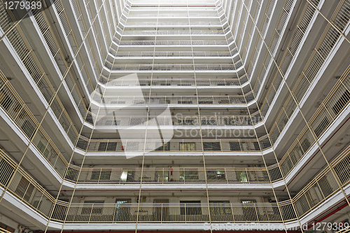 Image of public apartment block in Hong Kong