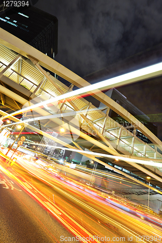 Image of light in city