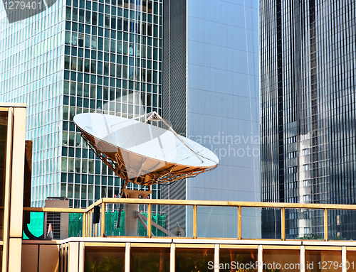 Image of satellite dishes