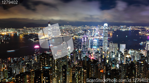 Image of Hong Kong at night