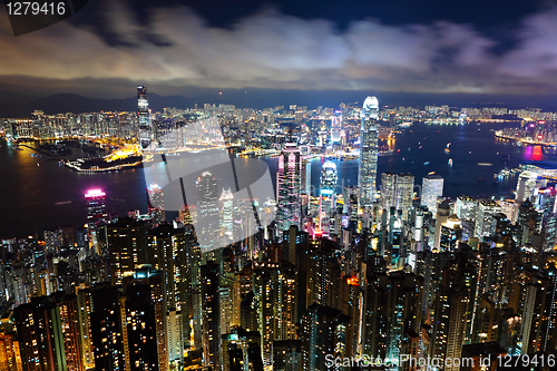 Image of Hong Kong at night