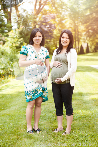 Image of Pregnant Asian women