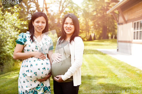 Image of Pregnant Asian women