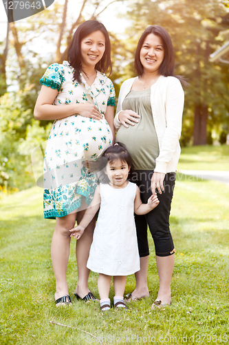 Image of Pregnant Asian women