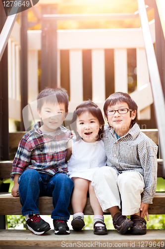 Image of Asian kids