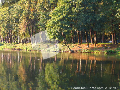 Image of autumn reflection