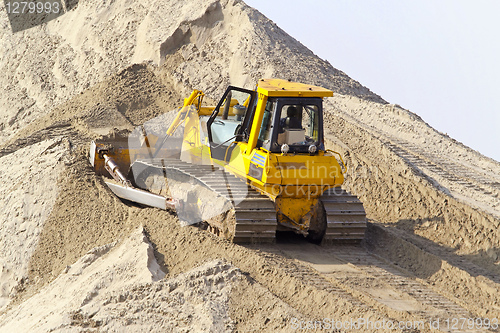 Image of Tracked bulldozer