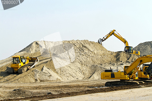 Image of Road construction site