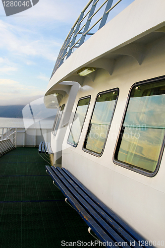 Image of Ferry boat cabin