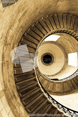 Image of Spiral sepia