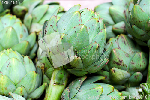 Image of Artichokes pile