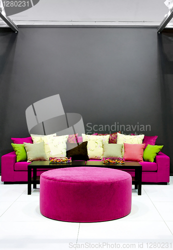 Image of Purple sofa