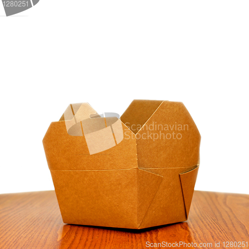 Image of Open carton container