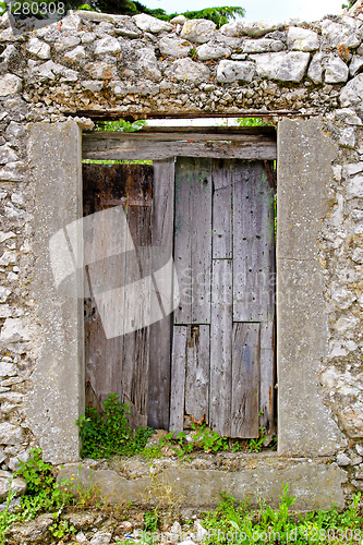 Image of Old wooden door