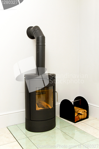 Image of Cast iron woodstove