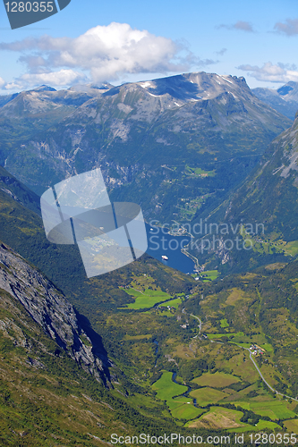 Image of View of Geiranger