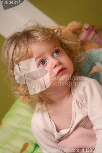 Image of Girl watching tv