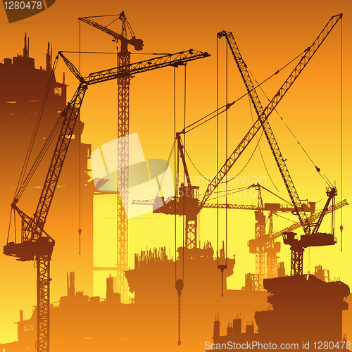 Image of Tower Cranes