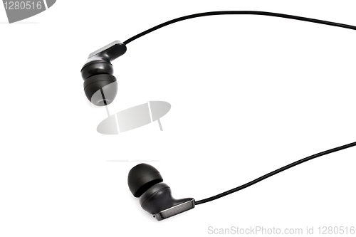 Image of Black earphone 