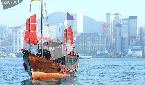 Image of Hong Kong junk boat 