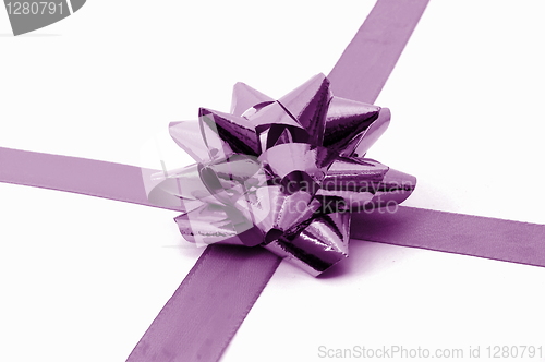 Image of Christmas Gift with ribbon