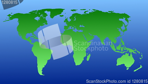 Image of world map
