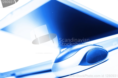 Image of laptop and mouse