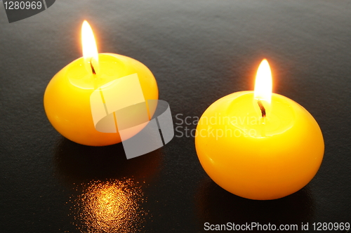 Image of yellow candle