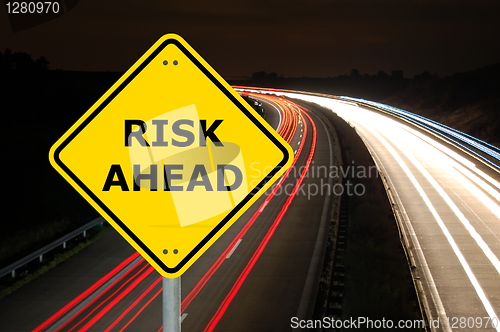 Image of risk ahead