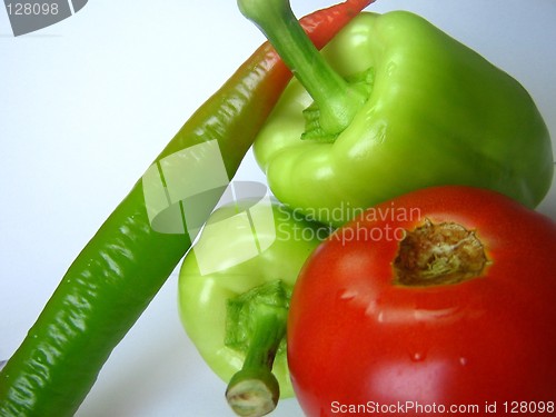 Image of Tomatoes and Peppers