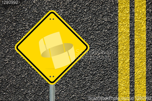 Image of sign with copyspace