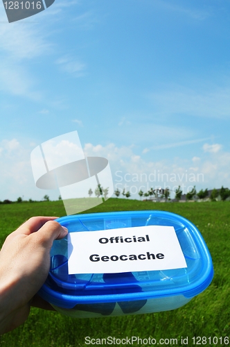 Image of official geocache