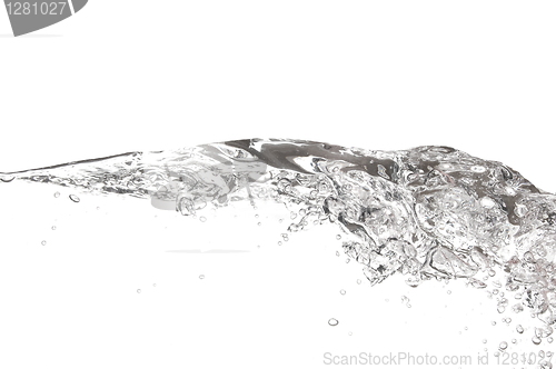 Image of fresh water with bubbles