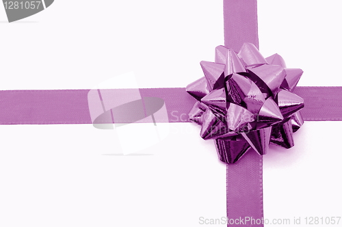 Image of Christmas Gift with ribbon