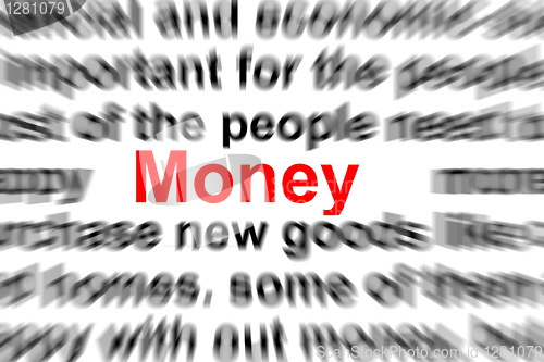 Image of marketing and money 