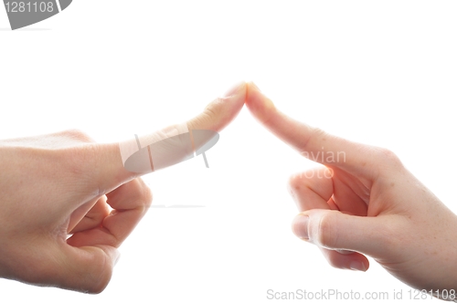 Image of man and woman hands